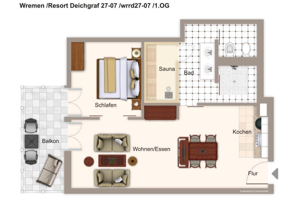 Resort Deichgraf Resort Deichgraf 27-07 Wremen Exterior foto